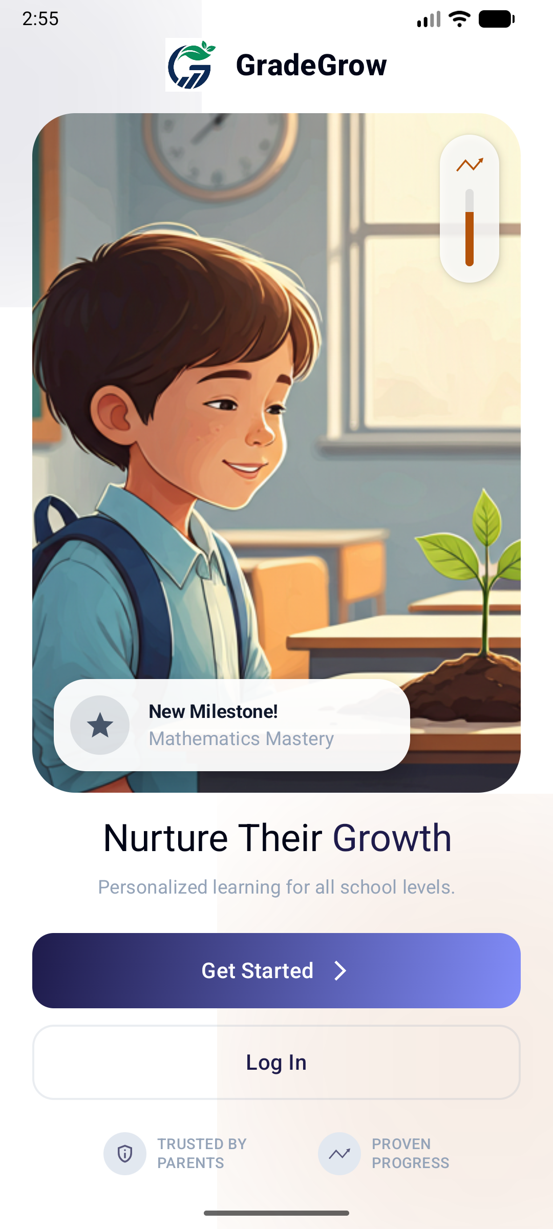 GradeGrow Home